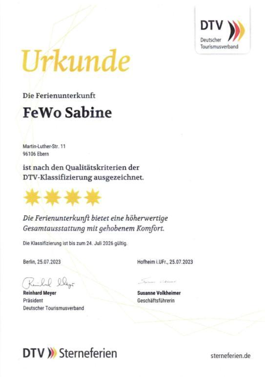 Fewo Sabine Ebern Zewnętrze zdjęcie